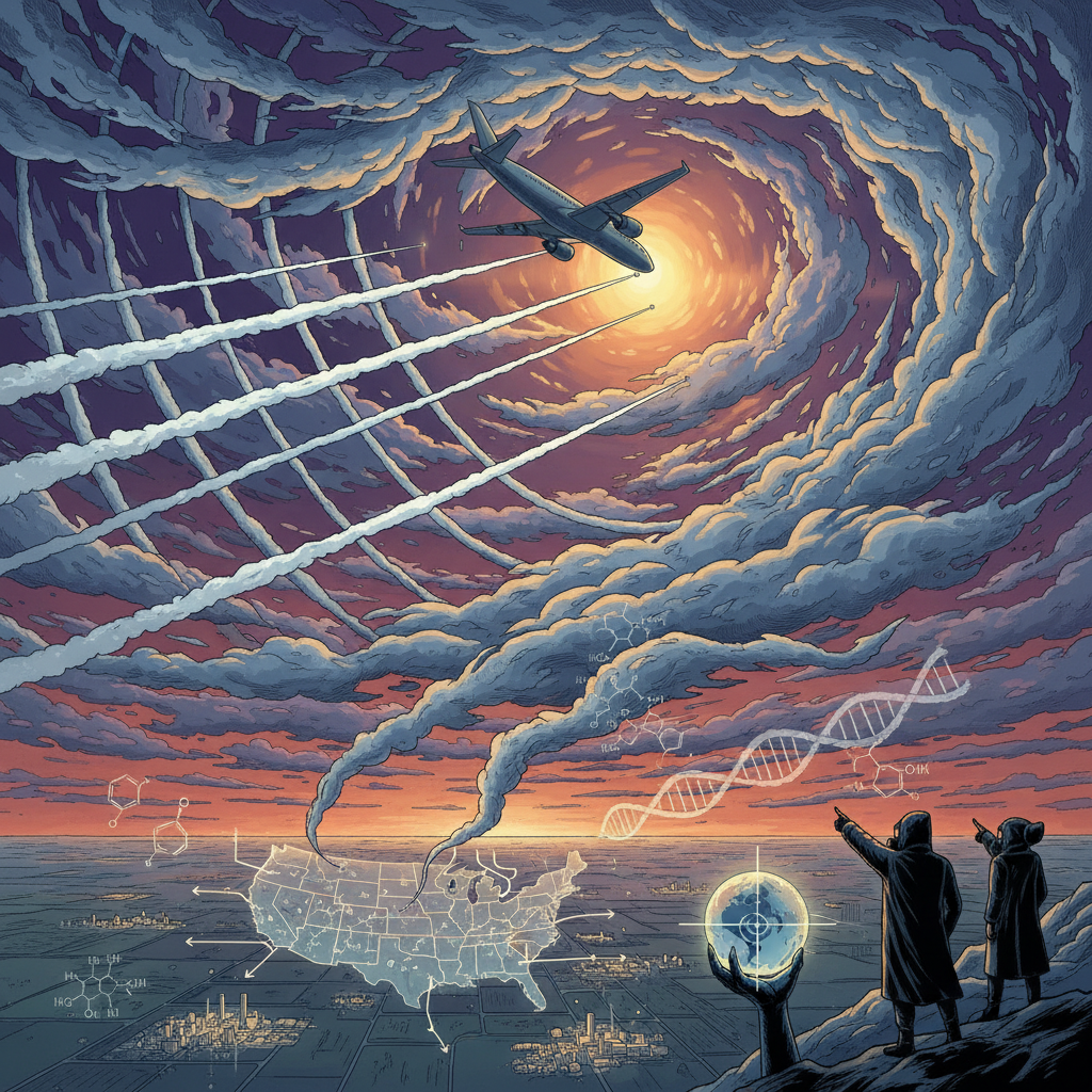 URGENT : Les chemtrails nous empoisonnent ! Le gouvernement nous ment !